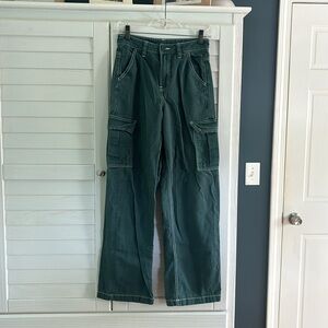 H&M cargo wide leg pant/jean